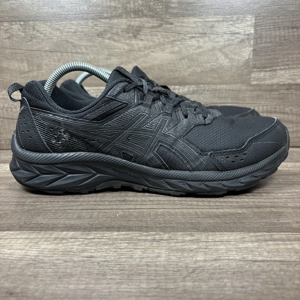 Asics Gel-Venture 9 Black Mens US Size 10.5 EUR 44.5 1011B486 Running Shoes